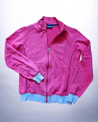 Felpa Champion rosa full zip