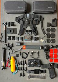 GoPro Hero 10 black + 30+ accessori