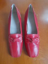 SCARPE rosse DONNA SANAGENS n° 39 vero cuoio