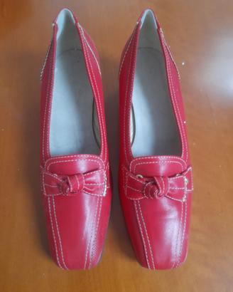 SCARPE rosse DONNA SANAGENS n° 39 vero cuoio