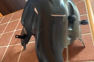 Copri scarico in carbonio ducati