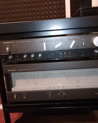 Amplificatore Technics SE A5 e pre Technics SU A6,