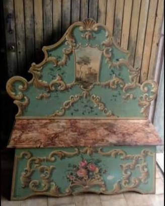 cassapanca stile veneziano 