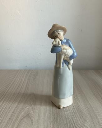 Statuetta donna con agnello rex valencia