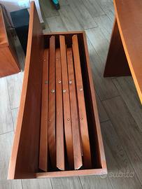 consolle tavolo + panca e 6 sedie calligaris