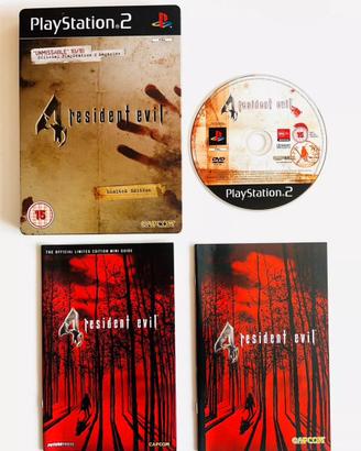 Resident Evil 4 PS2 dvd Steel Book limited edition