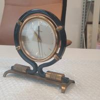 Orologio sveglia Italora in Ottone-lucite vintage