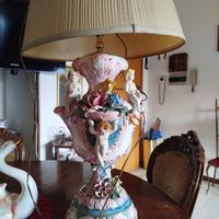 lampada da tavolo stile barocco roccocò 