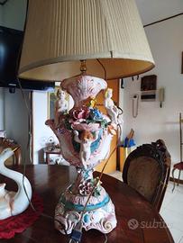 lampada da tavolo stile barocco roccocò 