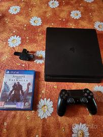 ps4 slim 500 gb + pad originale + scuf + 1 gioco 
