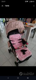 passeggino CAM Giramondo rosa nero bambini