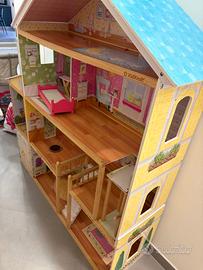Casetta delle bambole in legno gioco per bambini