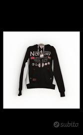 Felpa Geographical Norway tg M colore nero e gri