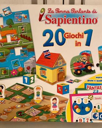Sapientino 20 Giochi in 1 - Clementoni 3-6 anni