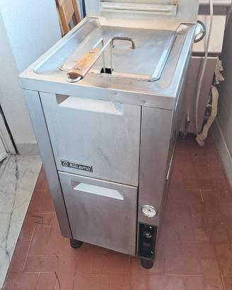 friggitrice"ELFRAMO"A GAS  ARMADIATA CON VASCA REC