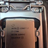 CPU Intel I7 -7700  3,60 GHZ