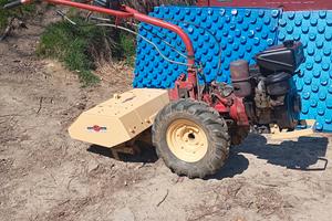 trattorino fresa reversibile motore Lombardini 