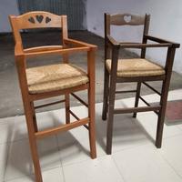 Seggiolone in legno