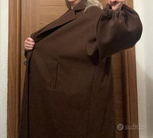 Cappotto marrone over size