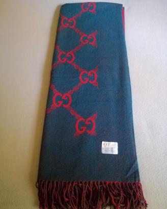 GUCCI  PLAID ORIGINALE IN LANA NUOVO MAI USATO