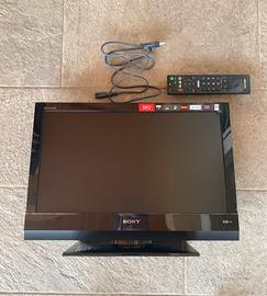 TV Monitor Sony Bravia 19 pollici con telecomando