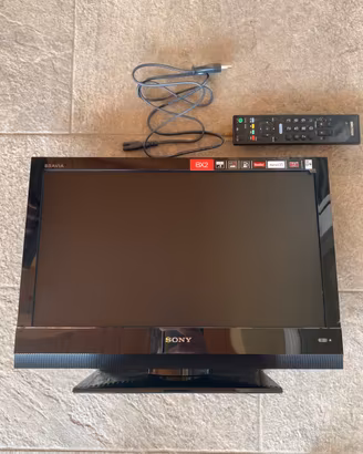 TV Monitor Sony Bravia 19 pollici con telecomando