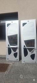 Specchiera pietra nera stile parrucchiere