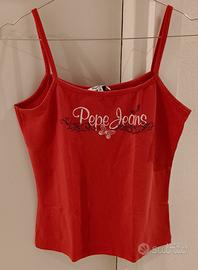 Canotta Pepe Jeans rossa tg.M