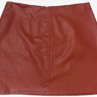 Minigonna finta pelle Primark Mattone