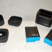 GoPro Max Lens Mod con Caricatore e 2 Batterie