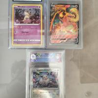Lotto 3 Carte Pokémon Graduate