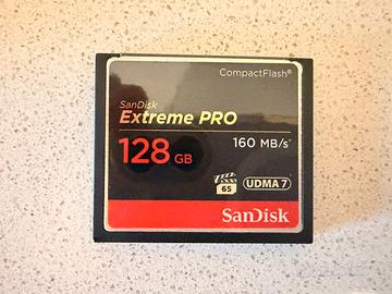 compact flash pro 128gb sandisk extreme