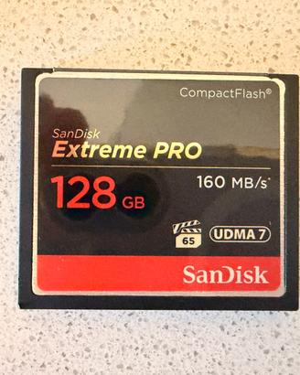 compact flash pro 128gb sandisk extreme