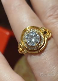 anello con pietra