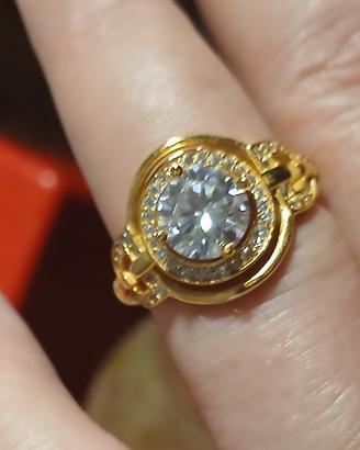 anello con pietra