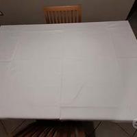 Tovaglia bianca damascata