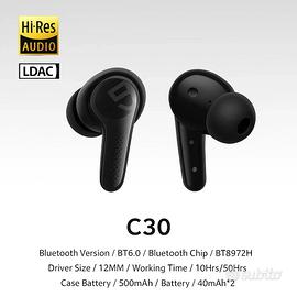 SoundPEATS C30 Cuffie Wireless Bluetooth