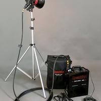 Kit generatore a batteria + Testa flash + stativo