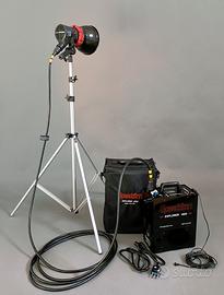 Kit generatore a batteria + Testa flash + stativo