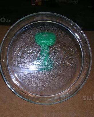 Vassoio coca-cola in vetro
