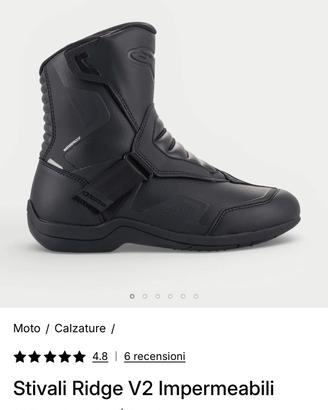 Stivaletto anti pioggia alpinestars tg 44