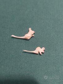 Coppia di topolini in avorio antico