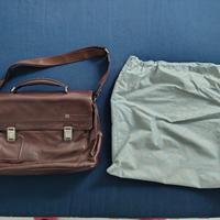 Piquadro ventiquattrore in pelle marrone