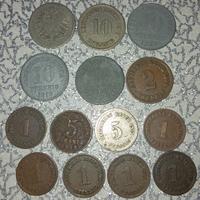 lotto monete impero di Germania 