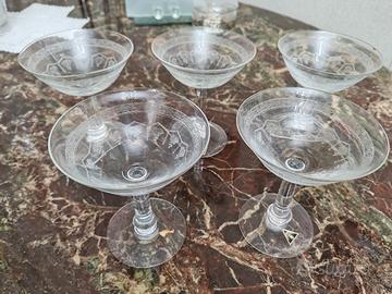Coppe bicchieri cristallo