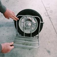 portapacchi ruota di scorta vespa