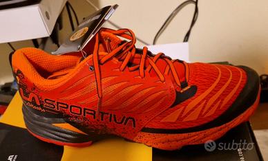 LA SPORTIVA AKASHA TRAIL MIS 43 NUOVE FLAME