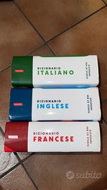 3 dizionari italiano/inglese/francese Vallardi