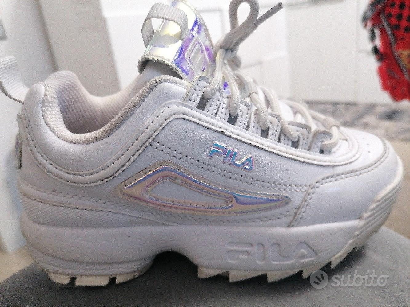 Scarpe fila argento on sale bambina