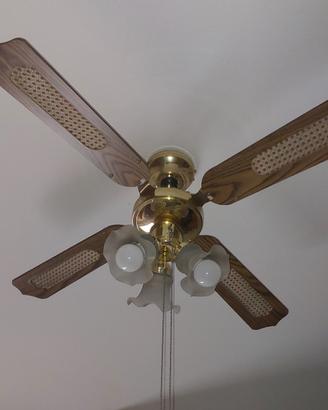 Lampadario con ventilatore